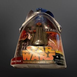 Sealed Star Wars Revenge of the Sith Meena Tills Senator Action Figure #47 3.75”